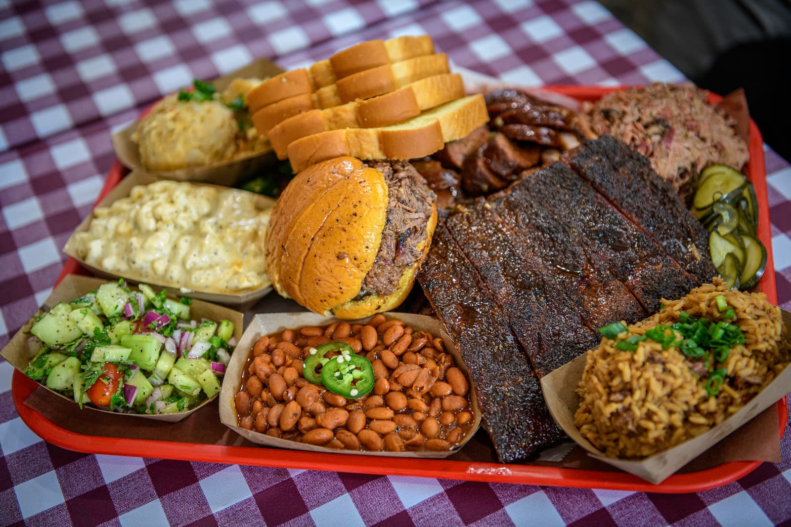 Bar A BBQ Catering Plate