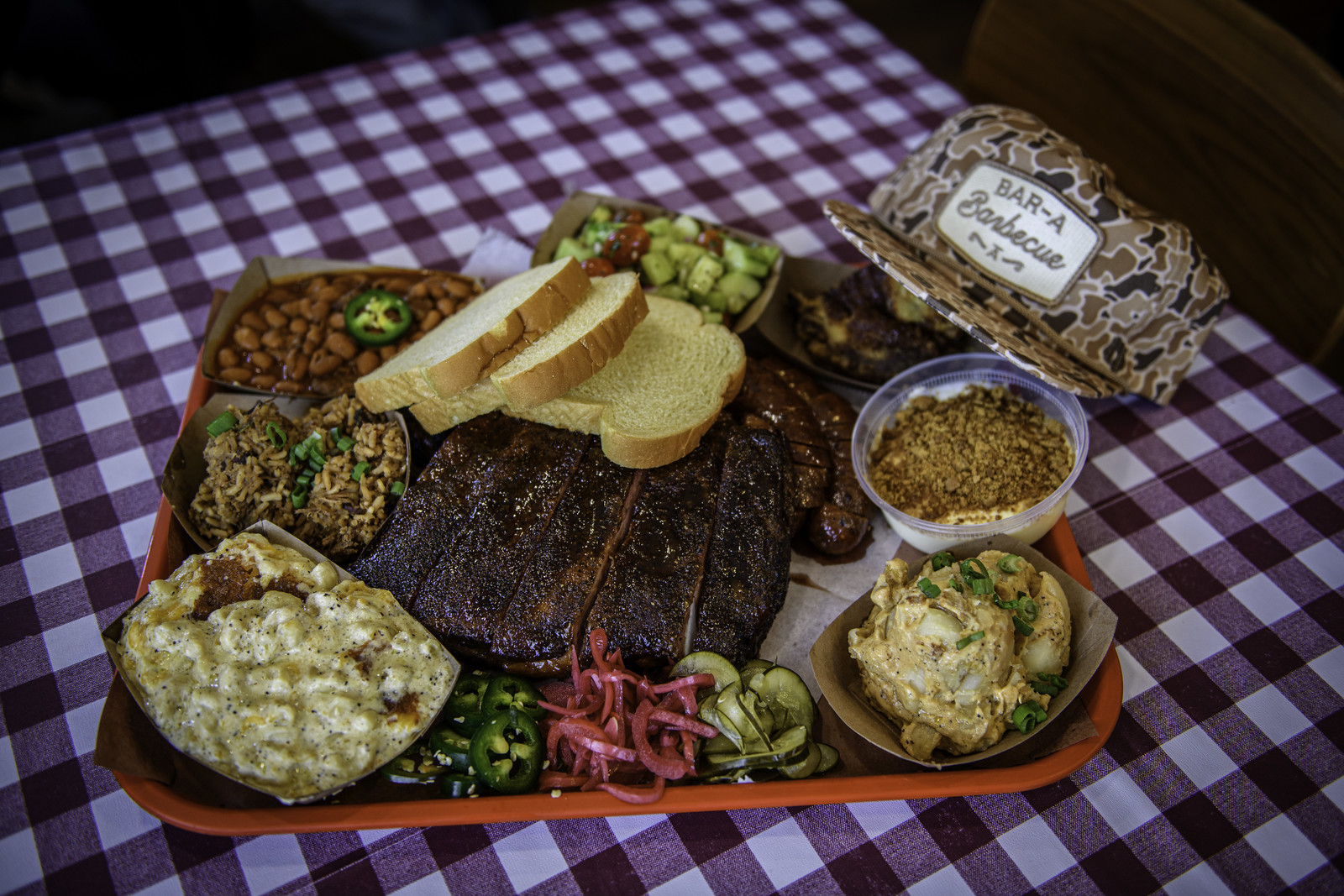 Smoked Brisket at Bar A BBQ